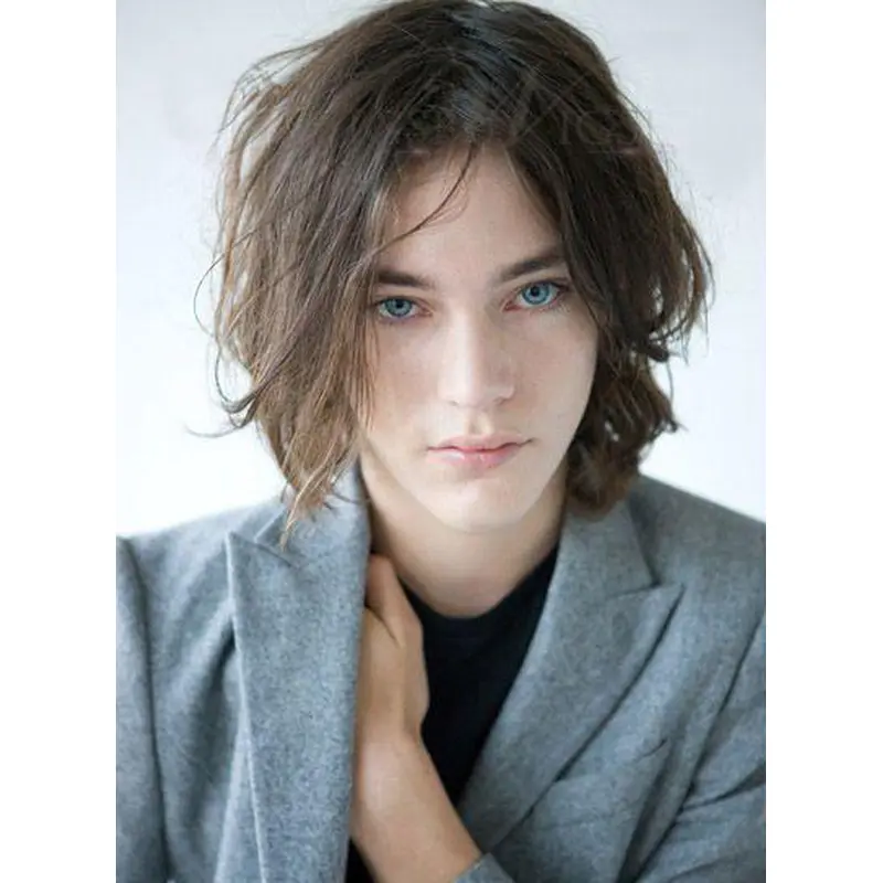 Lace Front Straight Remy Human Hair Incredible Men Wigs