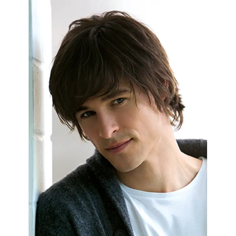 Easy  Straight Short Men Wigs