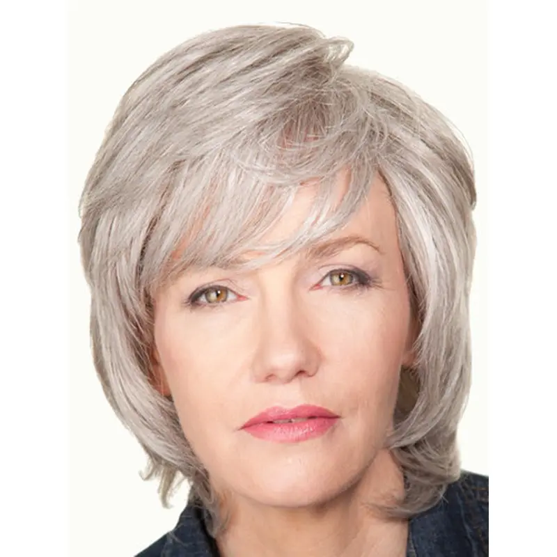 Popular Wavy White Grey Fantastic Wigs