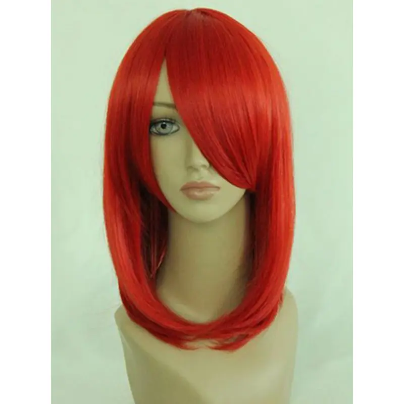 14 Inches With Side Bangs Capless Synthetic Wigs