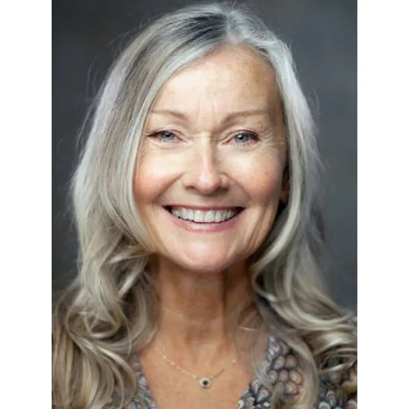 16" Shoulder Length Wavy Wigs for Lady Hand Tied Grey