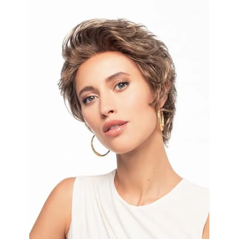 Wavy Synthetic 4" Cropped Lace Front Wigs