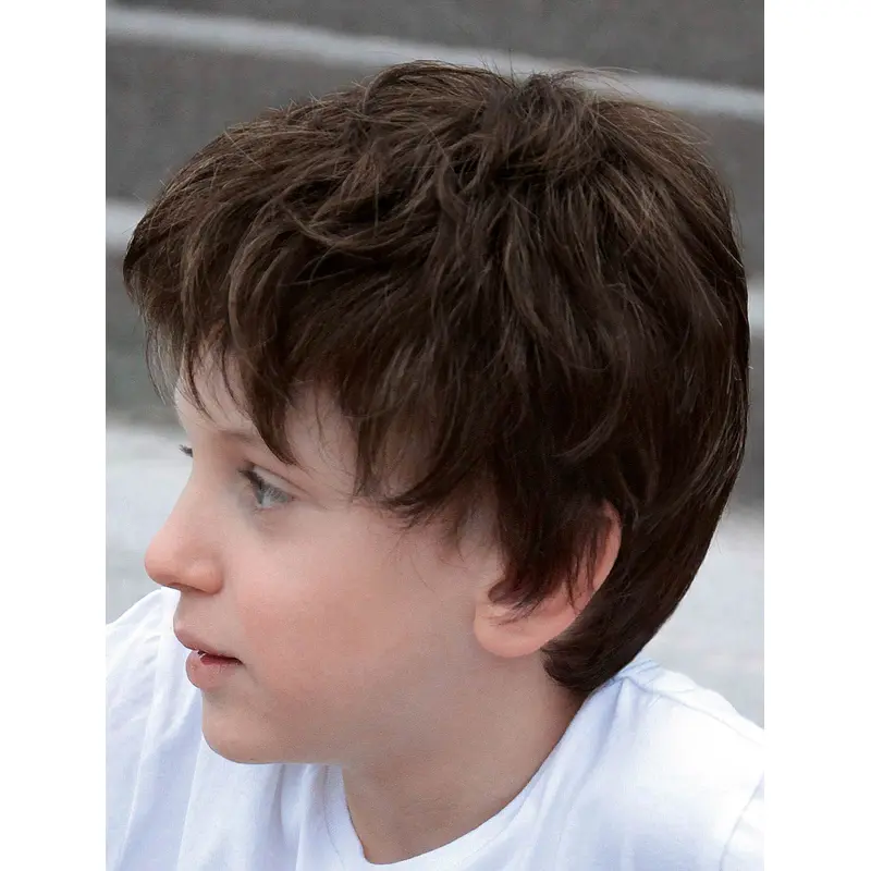 Popular Chin Length Curly Brown Layered Perfect Wigs