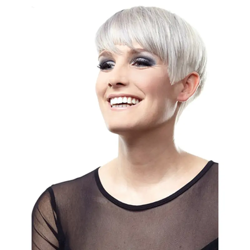 Silver And Grey Short Lace Wigs