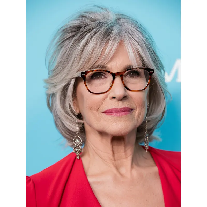 Dark Grey Wig 10" Monofilament Synthetic Bobs Chin Length Straight Wigs