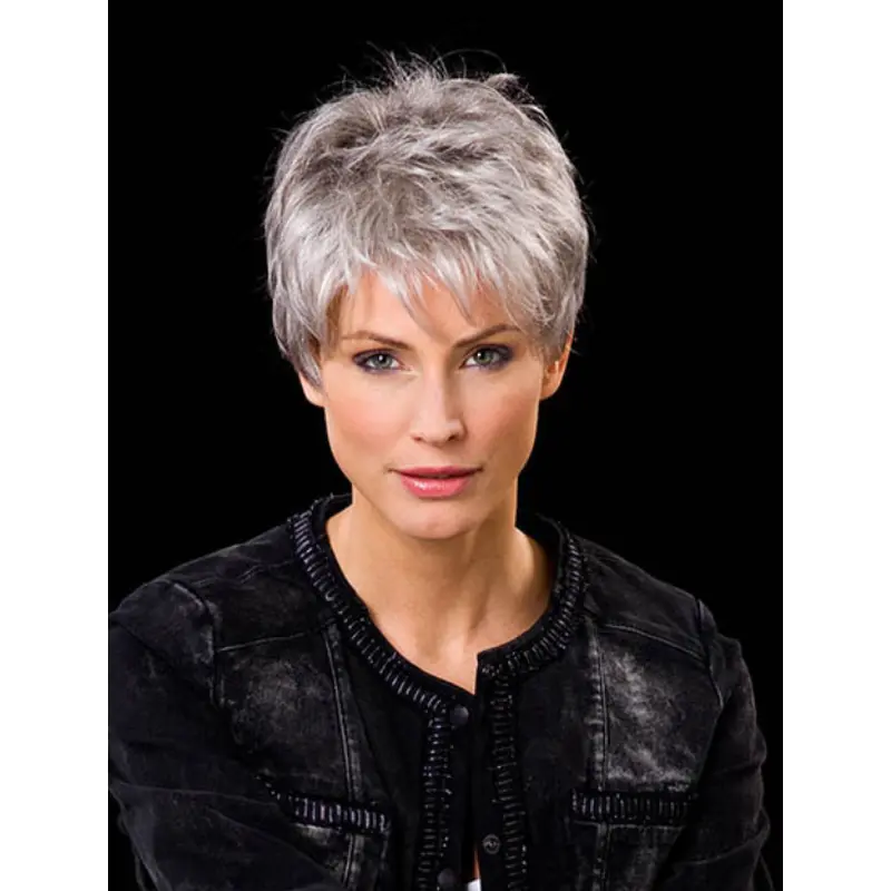 Fashional Wavy White Boycuts Fabulous Wigs