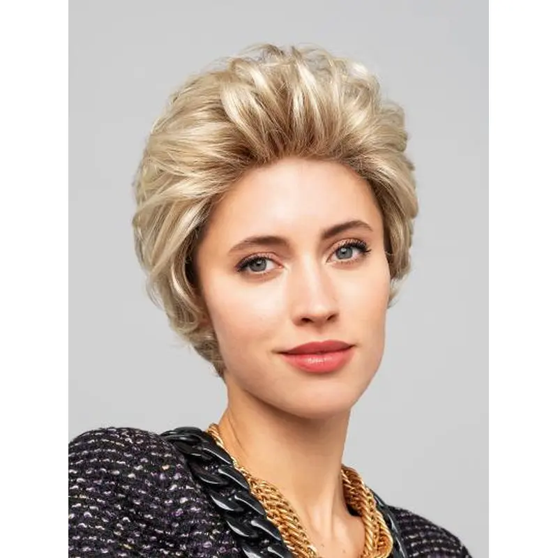 4" 100% Hand-Tied Boycuts Synthetic Hairstyles For Short Hair