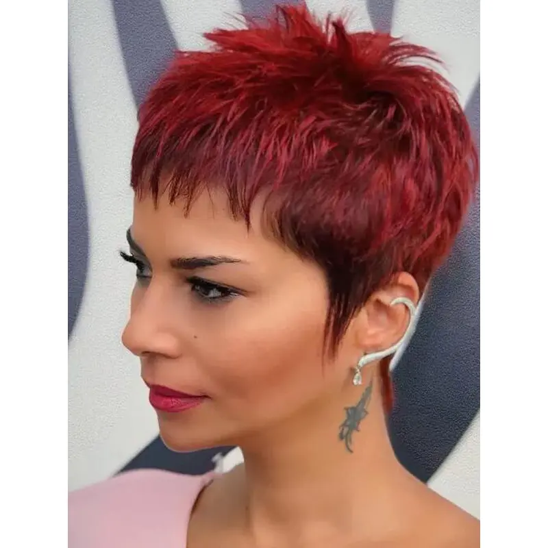 Short Wigs For Sale Synthetic Lace Wig Straight Great Short Pixie Wigs