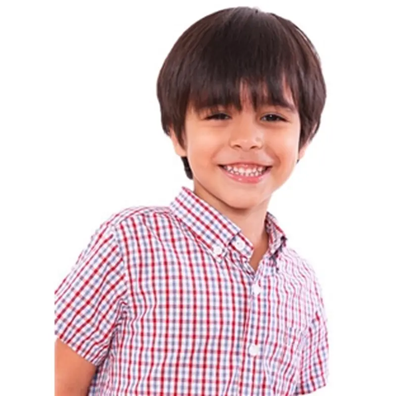 Stylish Auburn Straight Short Kids Wigs
