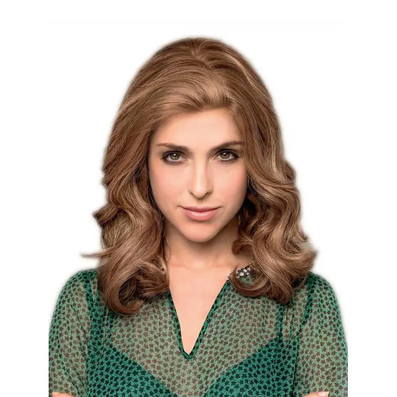 Long Wavy 100% Hand-Tied Without Bangs Human Hair For Women