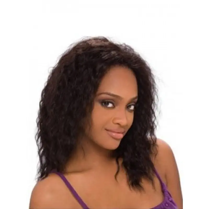 Stylish Remy Human Hair Auburn Wavy Long Wigs