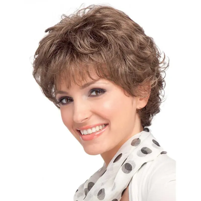 Hairstyles Auburn Wavy Short Classic Wigs