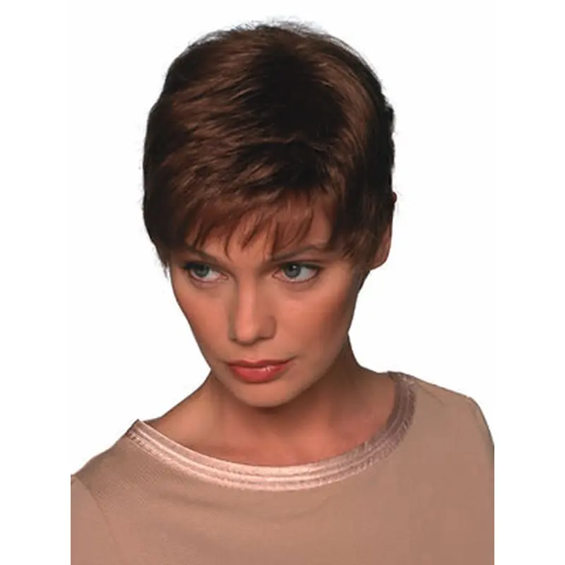 Refined Auburn Boycuts Straight Short Wigs