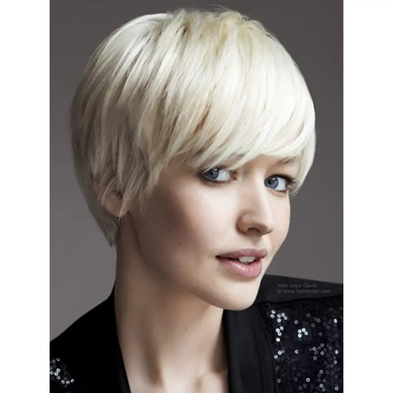 Young Fashion Bob for Silver Mono Capless Hair Wigs