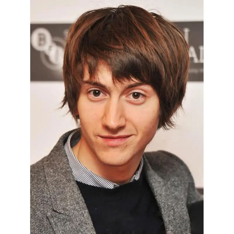 Good Monofilament Straight Short Men Toupees