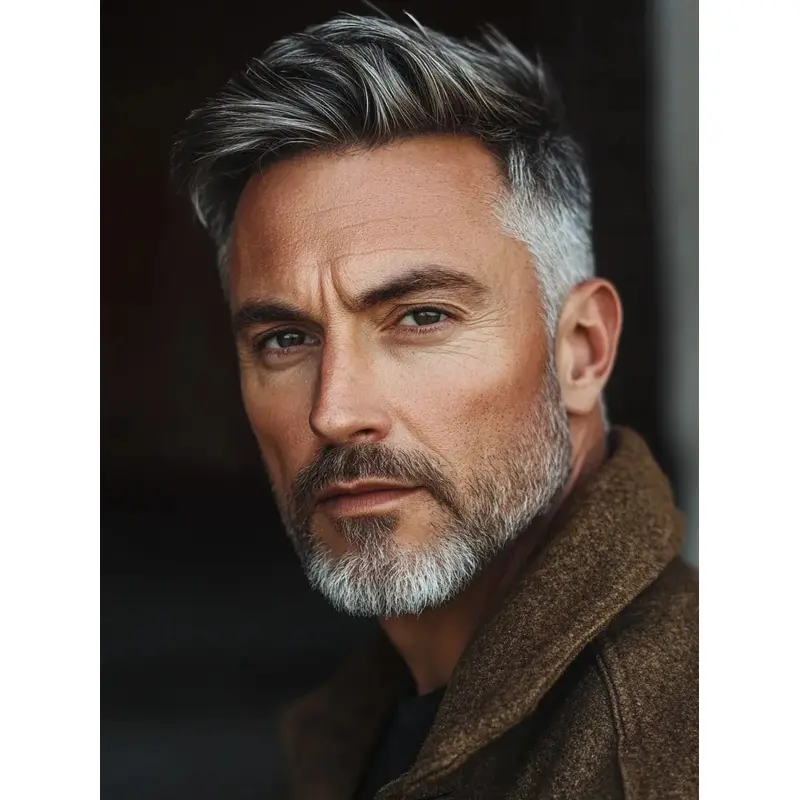 Mens Professional Wigs Straight Monofilament Human Hair Boycuts Wigs