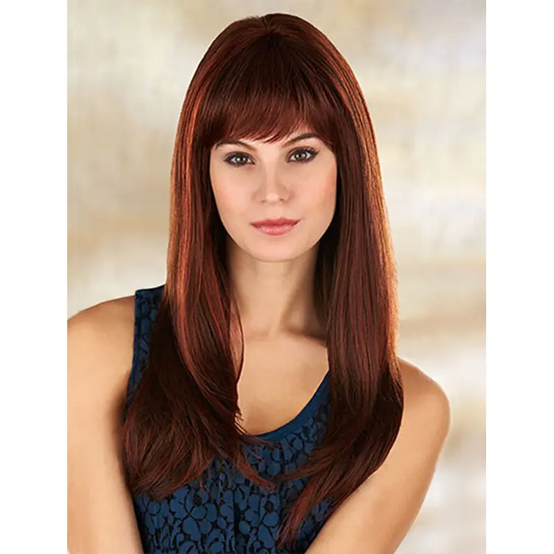 Great Monofilament Straight Synthetic Long Wigs
