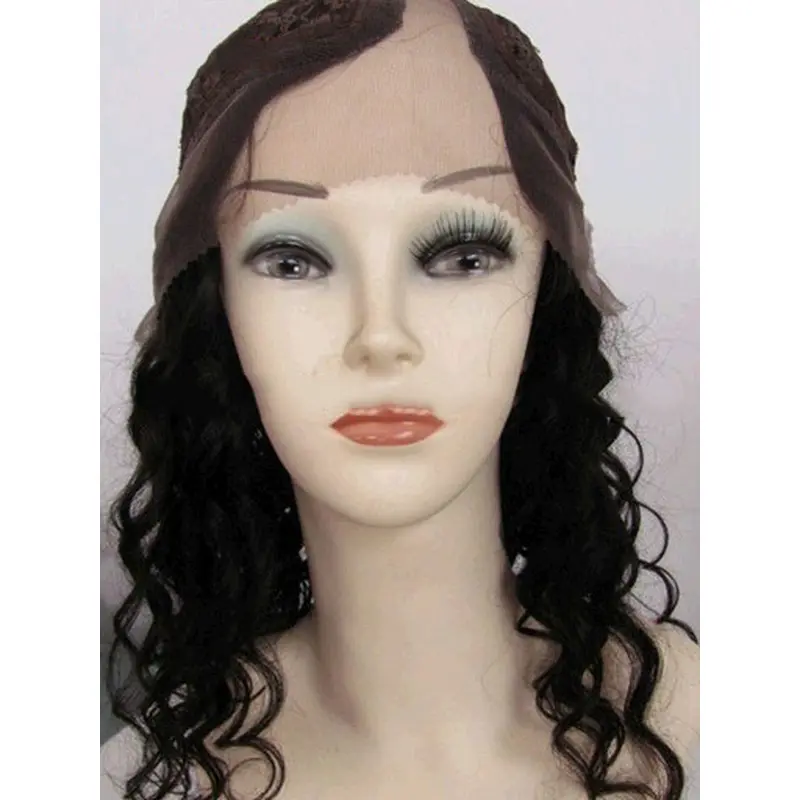 Perfect Black Curly Long U Part Wigs