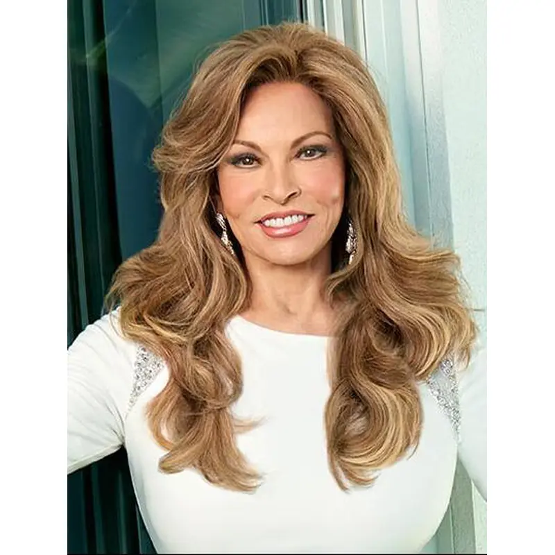 Convenient 16" Wavy Layered Human Hair Wigs