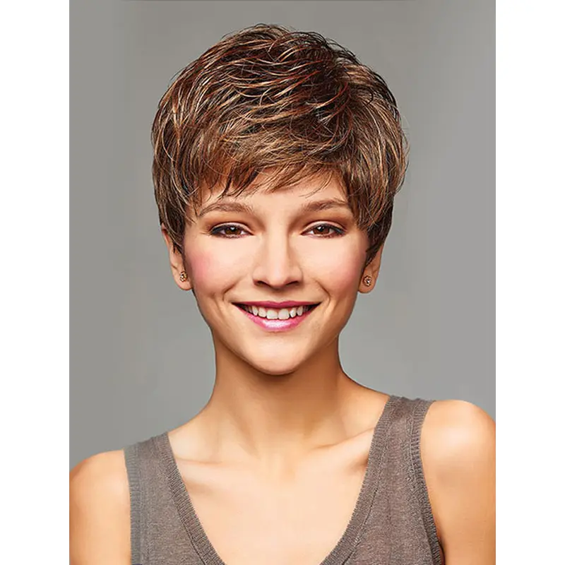 Cropped Curly Short Style Wigs