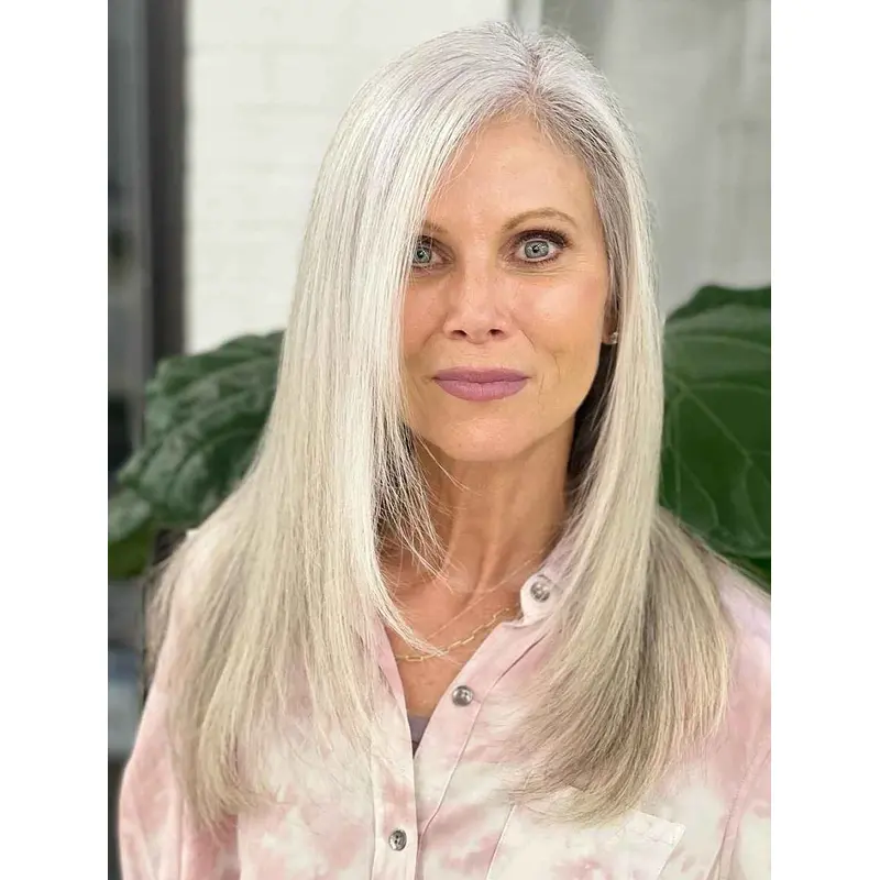 Long Hair Wigs Without Bangs Gorgeous Synthetic Wig Long Straight Wigs