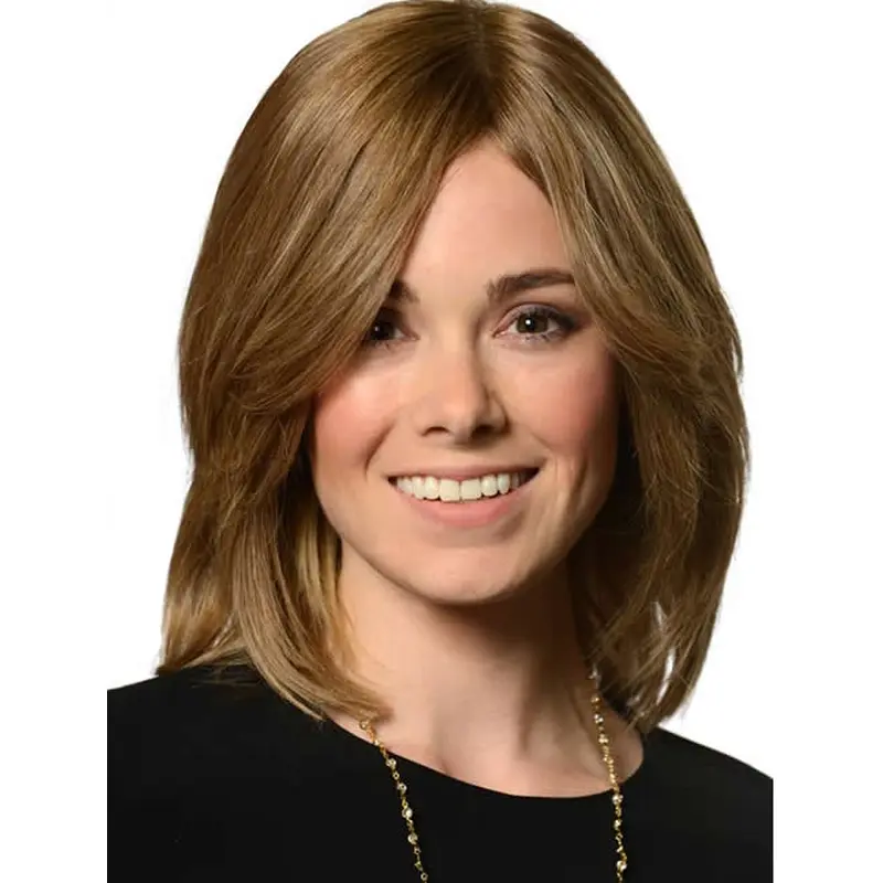 Blonde 12" Remy Human Hair Wigs