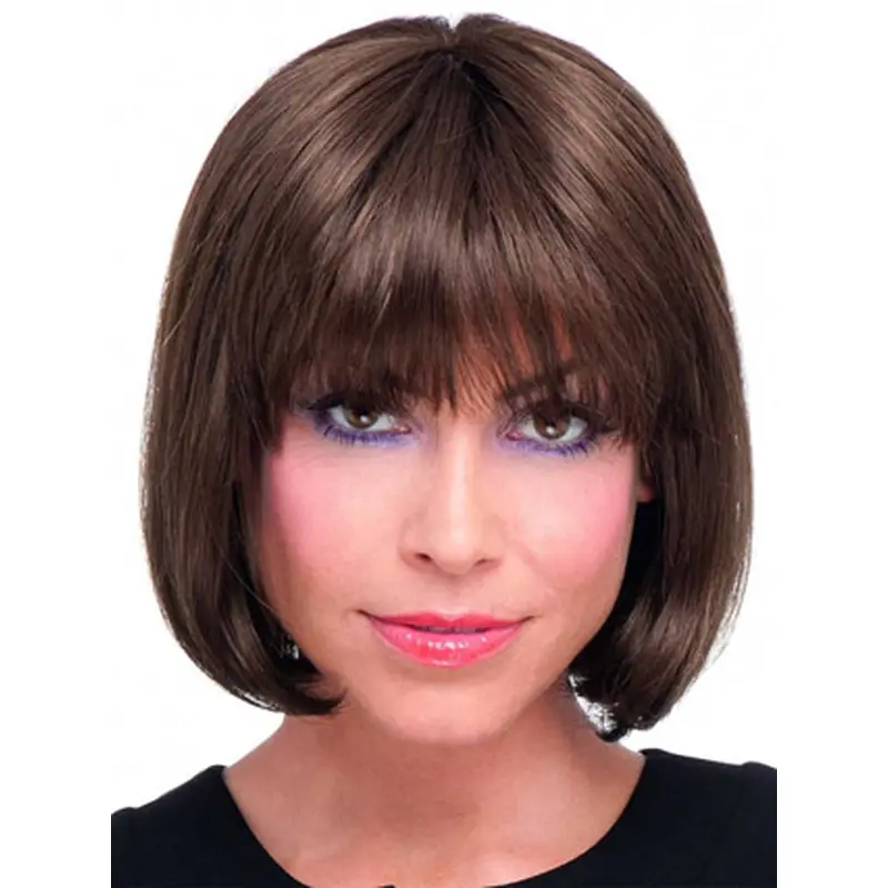 IncLace Frontible Auburn Straight Chin Length Remy Human Lace Wigs