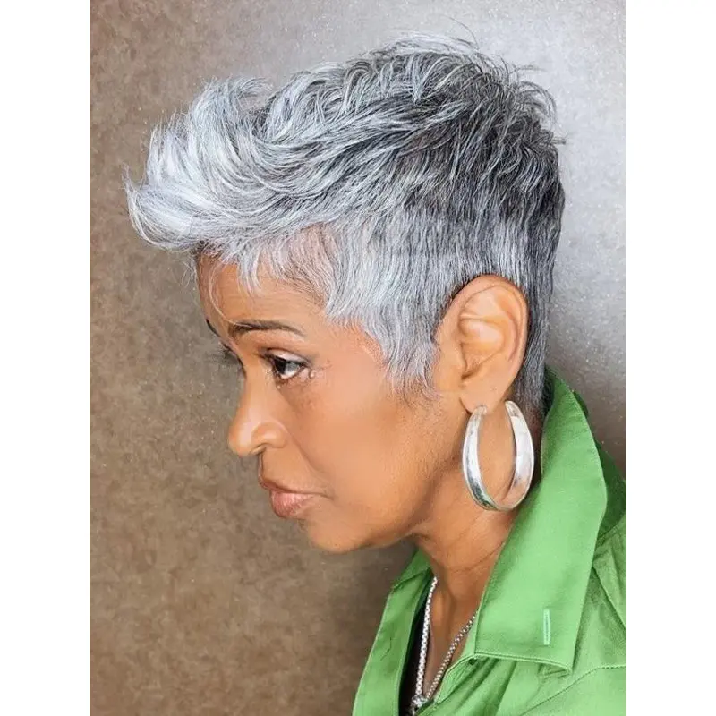 Lace Wigs For African American 4" Boycuts Wavy Wigs