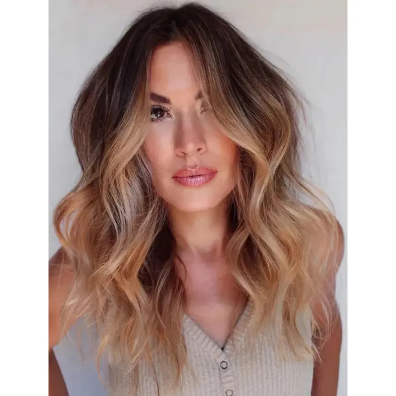 Long Hair Wigs For Women Wavy Without Bangs Wigs Long Wigs