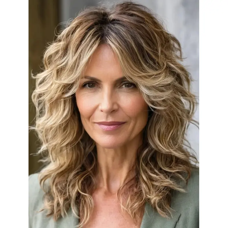 Medium Lace Wigs 14" Monofilament Synthetic Wigs