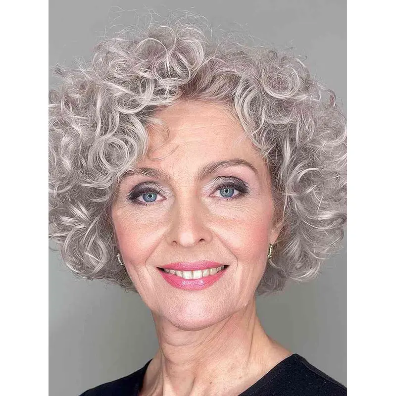 Short Curly Wigs Short Lace Front Wigs Synthetic Natural Wigs