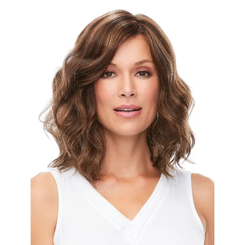 Wavy Shoulder Length Monofilament Layered Best Synthetic Wigs