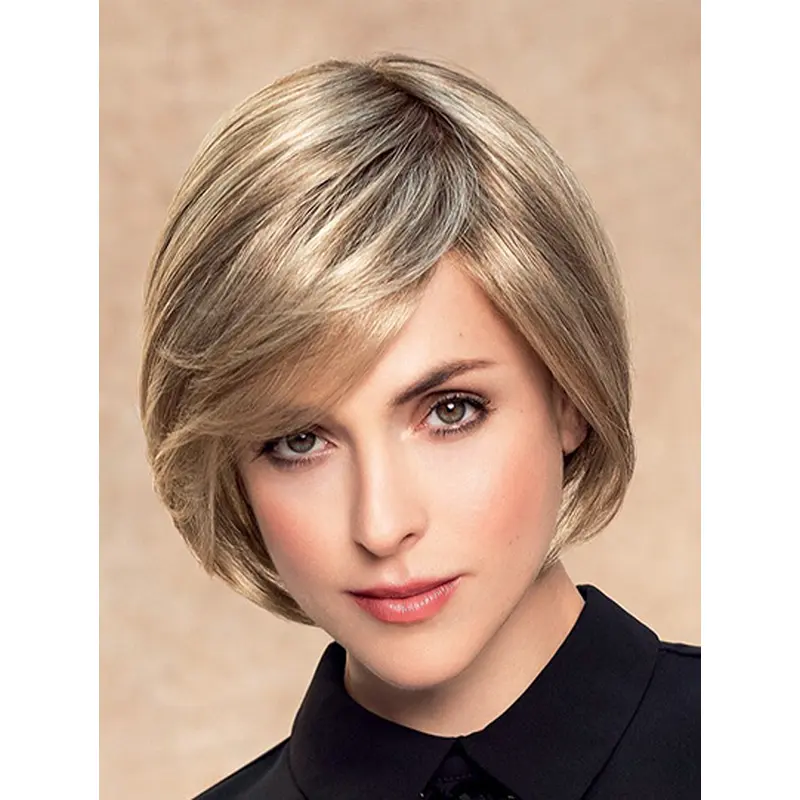 Short Wavy Monofilament Ombre/2 tone Synthetic Lace Wigs Online