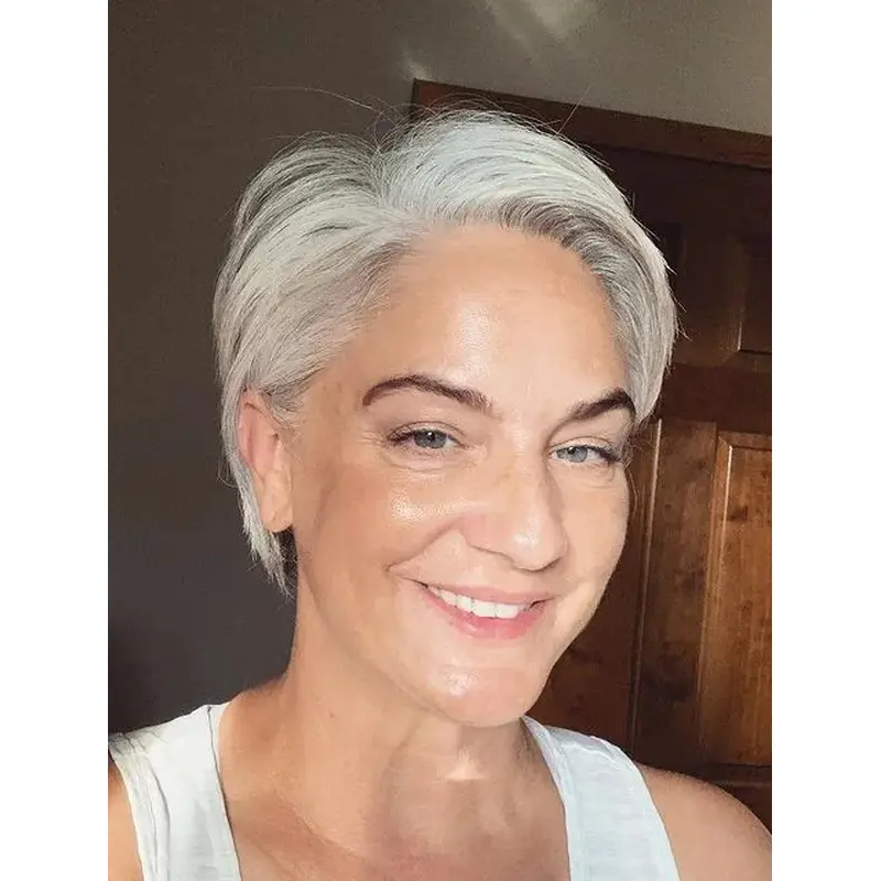 Wigs For Short Hair Straight Soft Wigs Synthetic Lace Front Wigs