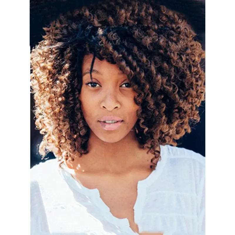 Human Hair Weft Black Women Kinky Curly Human Hair