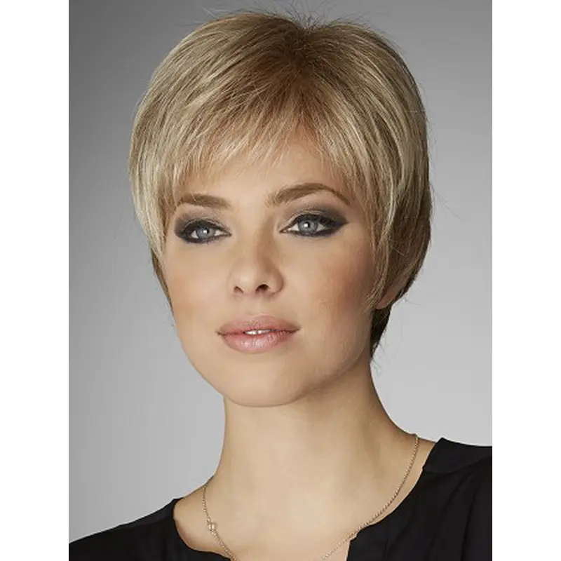 Perfect Cropped Straight Blonde Boycuts Popular Wigs