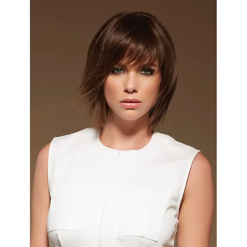 Fantastic Shoulder Length Straight Brown Layered So Great Wigs