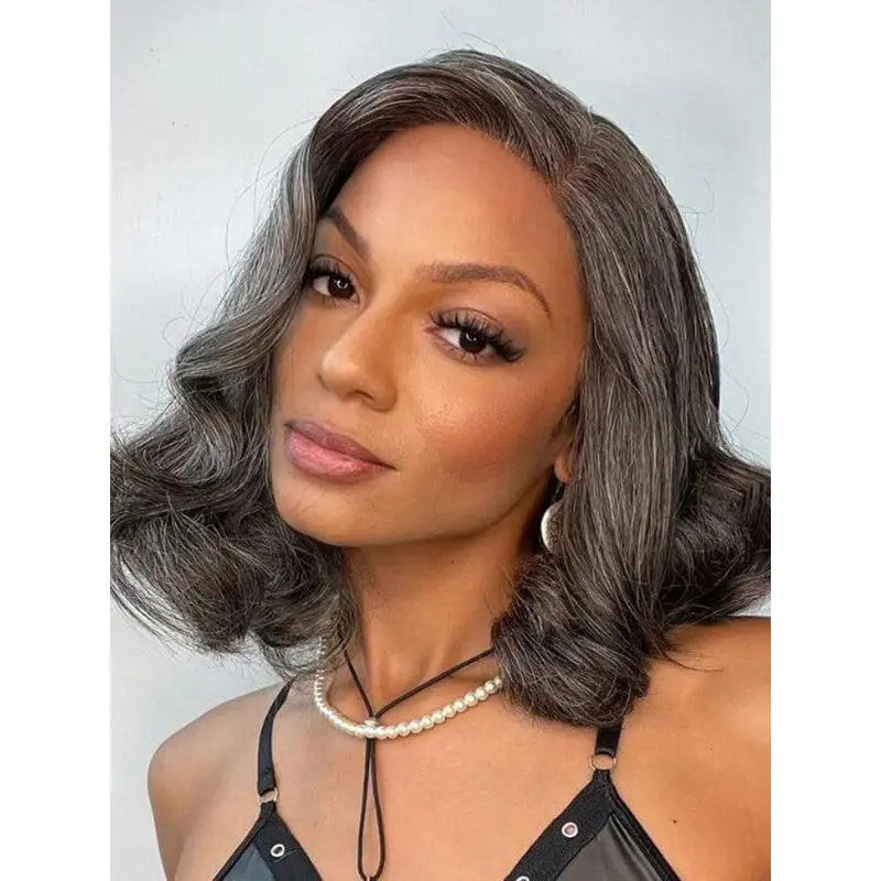 Lightweight Wigs For African American Monofilament 14" Wavy Wigs