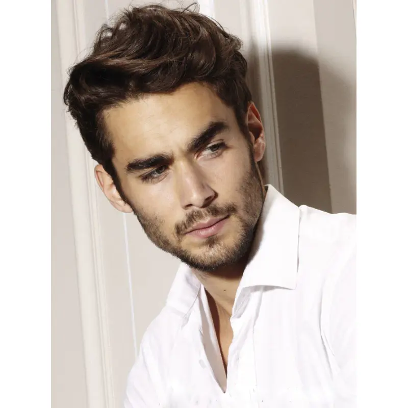 Stylish Wavy Capless Short Men Wigs