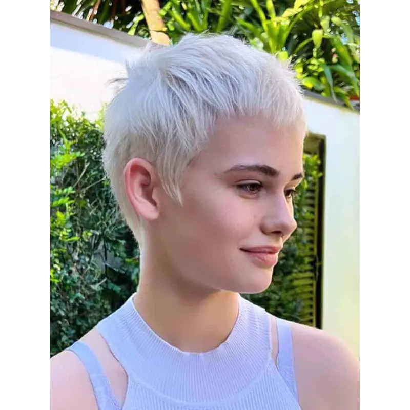 Best Short Wigs Lace Front Wig Synthetic Boycuts Straight Pixie Wigs Very Short Wigs