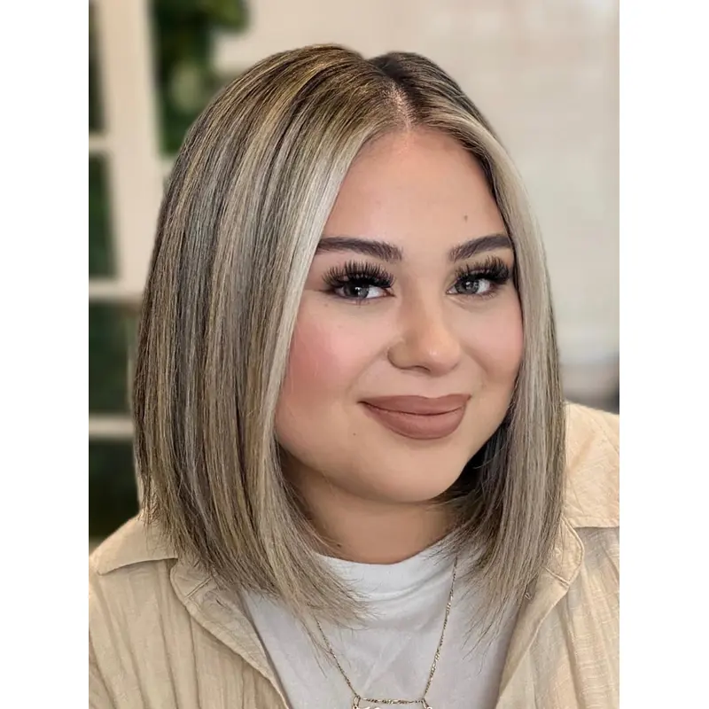 Medium Length Bob Wigs 10" Straight Monofilament Synthetic Wigs