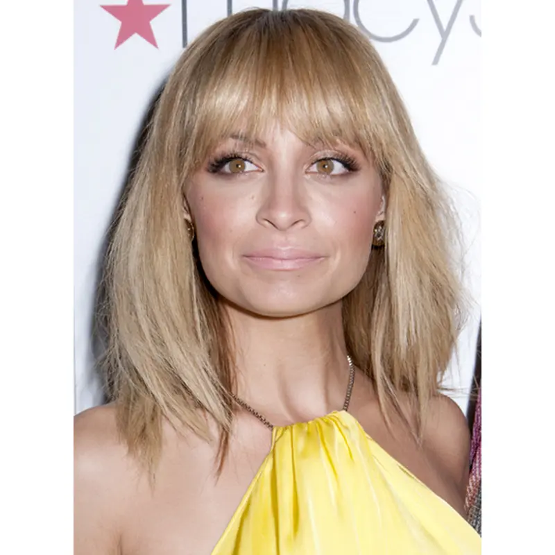 Easy Blonde Lace Front Shoulder Length Celebrity Wigs