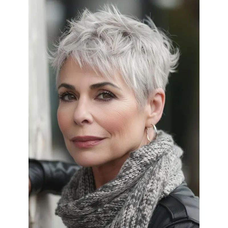 Short White Wig 4" Lace Front Wigs