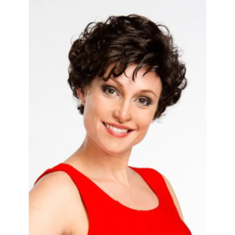 So Great Short Wavy Black Layered Fantastic Wigs