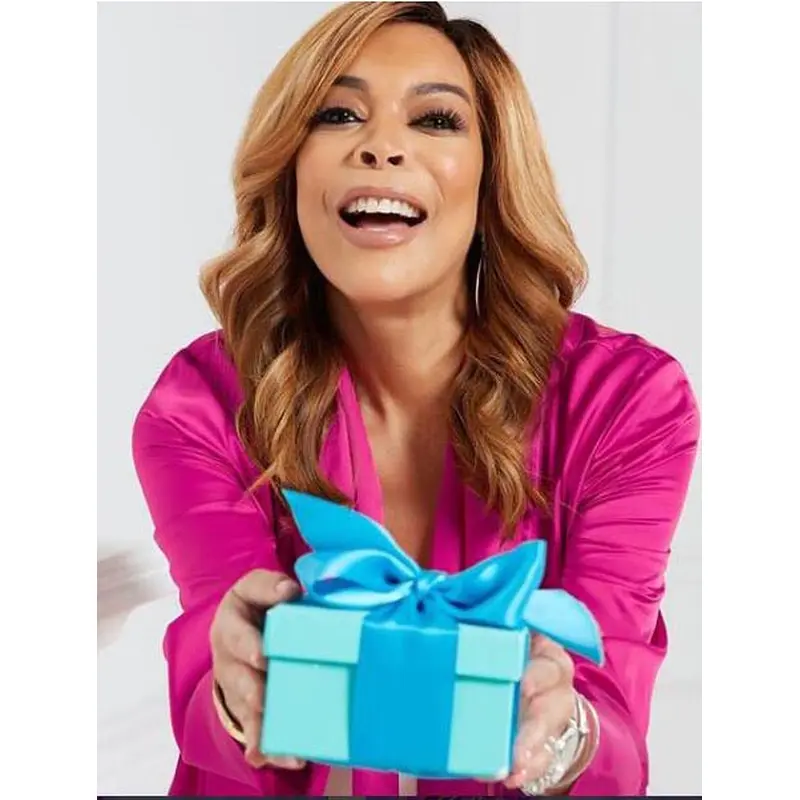 16" Lace Front Remy Human Hair Without Bangs Long Auburn Curly Wendy Williams Wigs