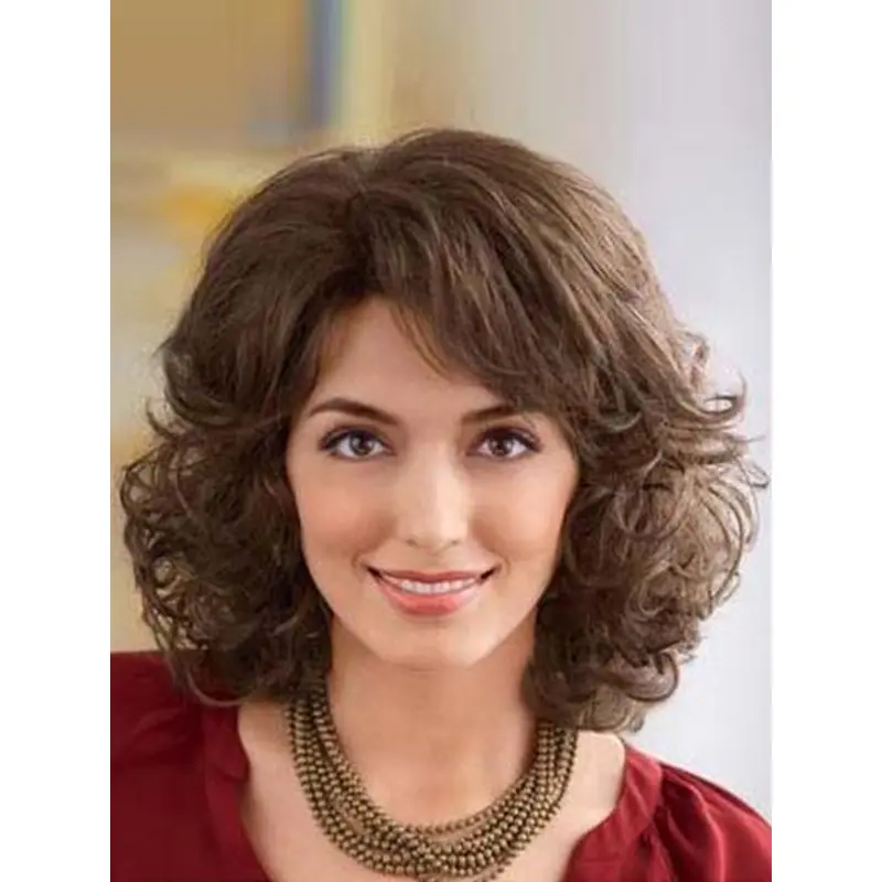 Gentle Lace Front Wavy Shoulder Length Classic Wigs