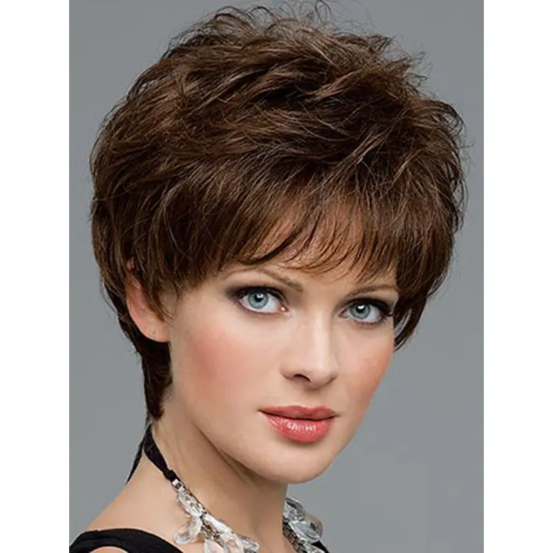 Lace Front Impressive Boycuts Wavy Short Wigs