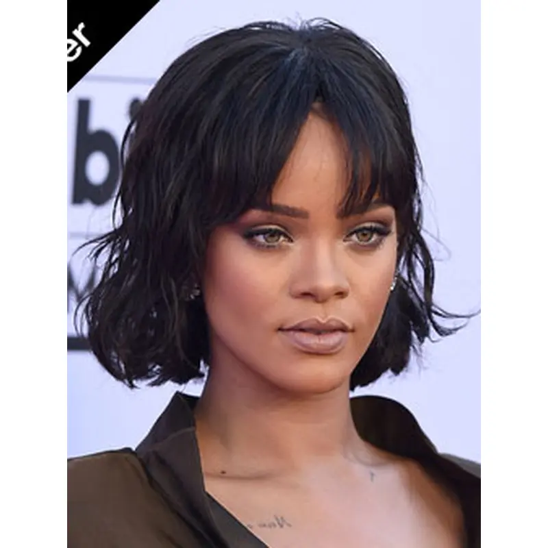 Lace Front Wavy 10" Durable Rihanna Wigs
