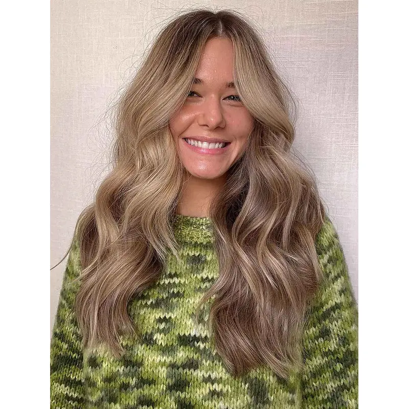 Long Hair Wigs That Look Real Layered Lace Wigs Wavy Synthetic Wigs