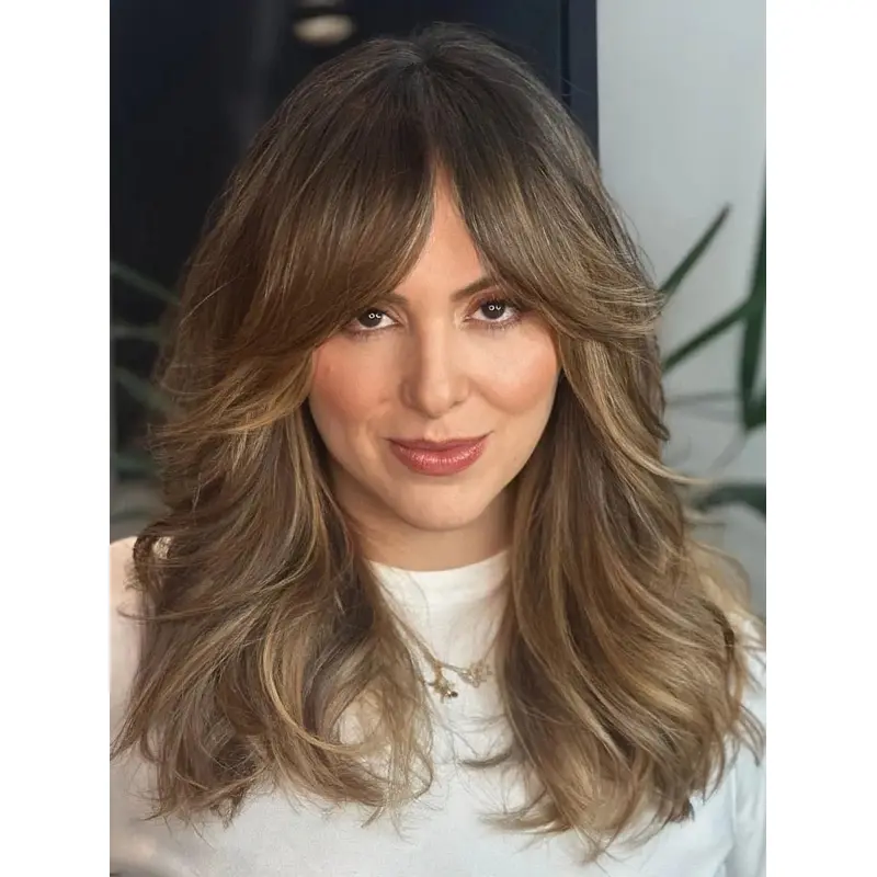 Wavy 16" Synthetic Long Hair Wig
